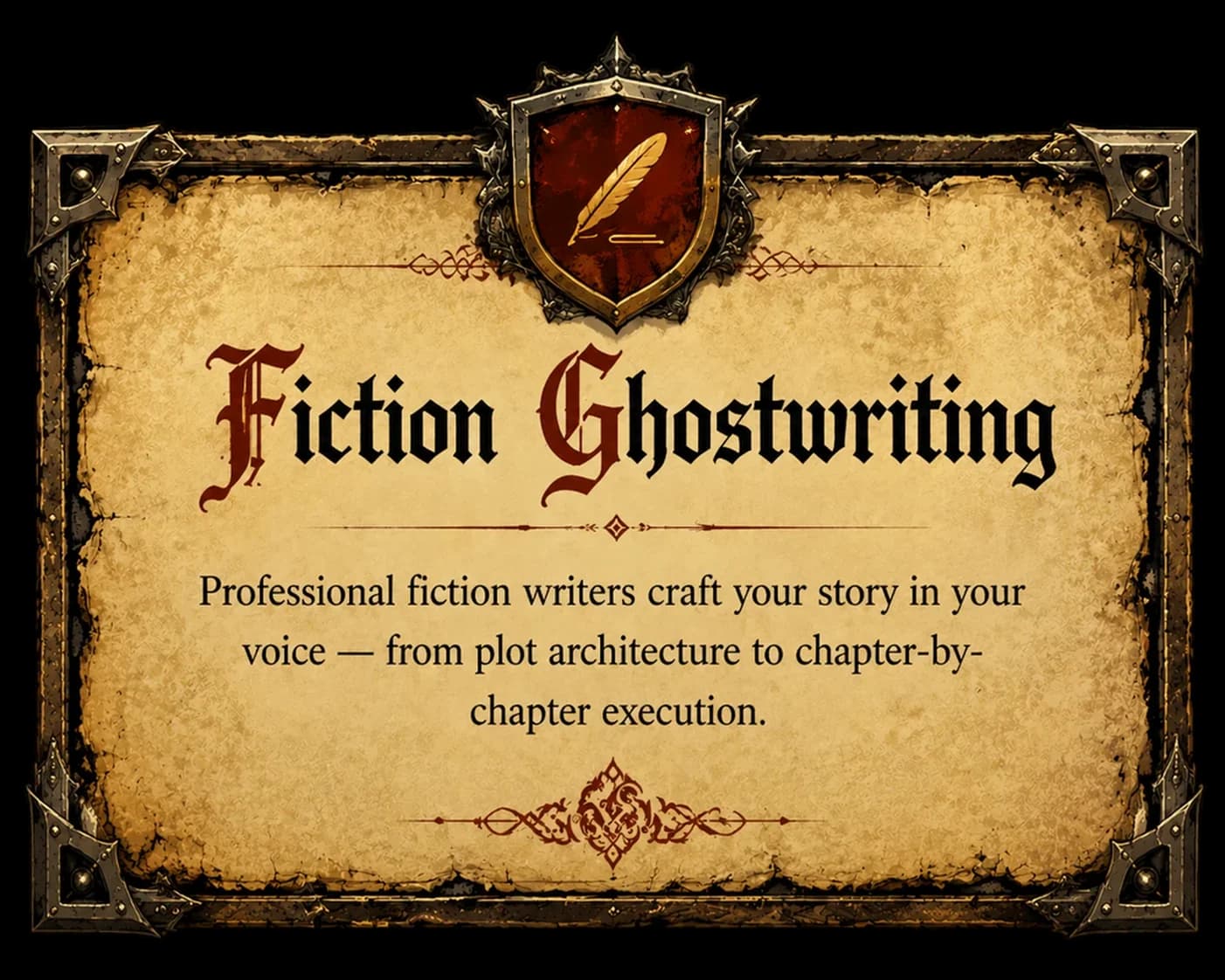 Fiction Ghostwriting